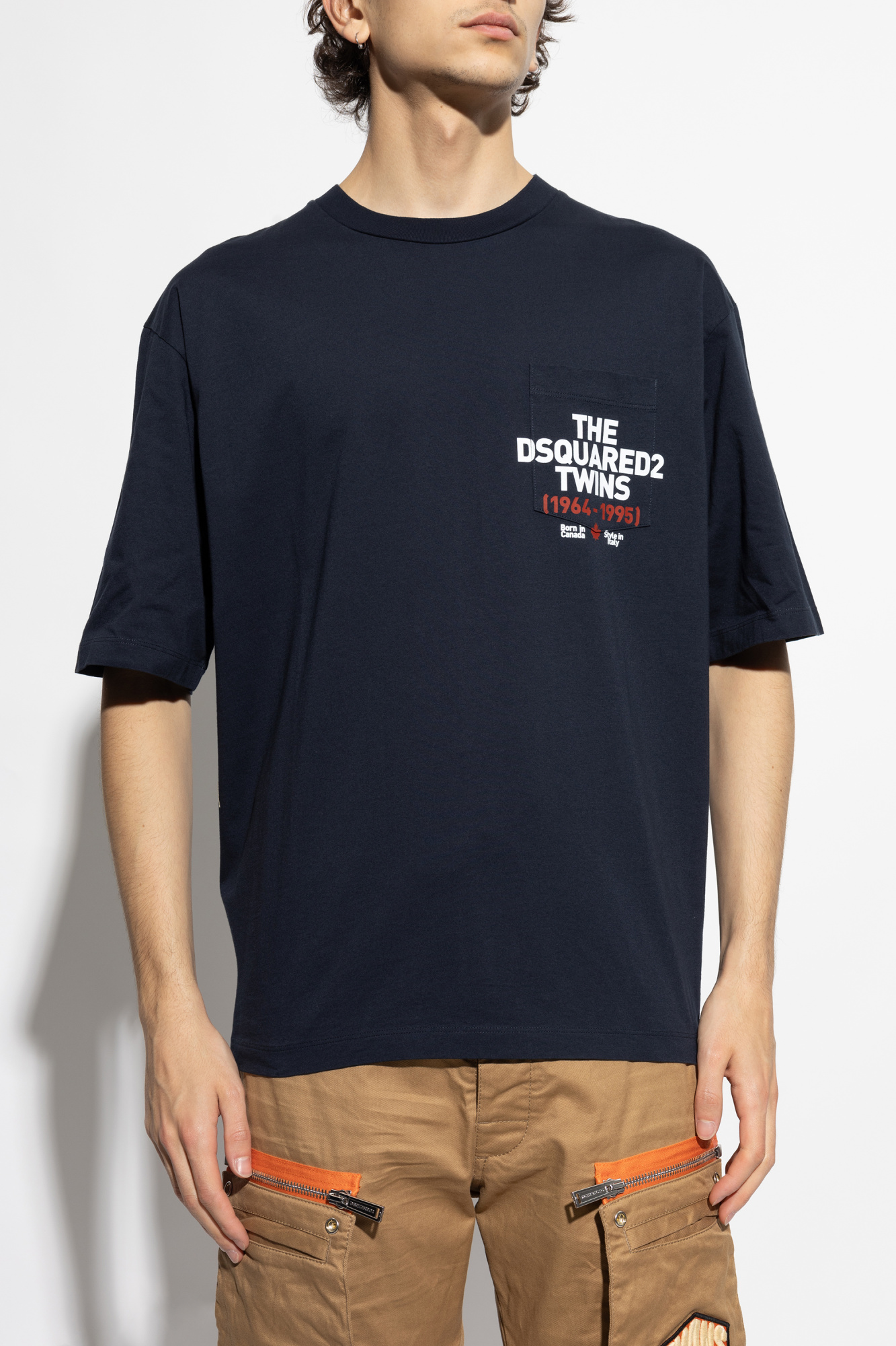 Dsquared2 T-shirt with pocket | Men's Clothing | Vitkac